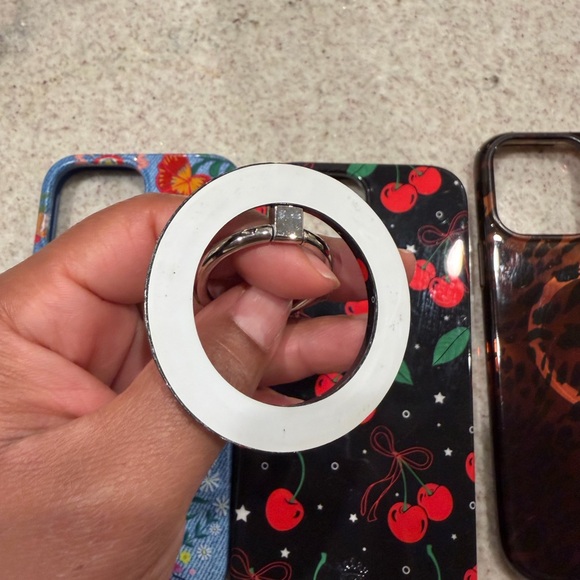 Stylish Velvet Caviar Phone Case Bundle - Floral, Cherry, Bow, Leopard Designs - Picture 8 of 9